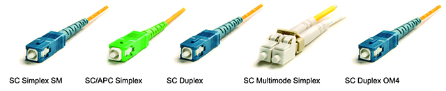 SC fibre optic cables